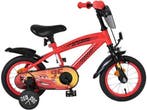 Disney Cars Kinderfiets - 12 inch - Handrem en terugtraprem, Verzenden, Zo goed als nieuw, Disney