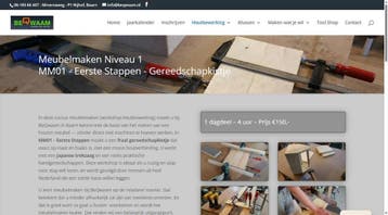 Meubelmaken Eerste Stappen - Workshop Baarn