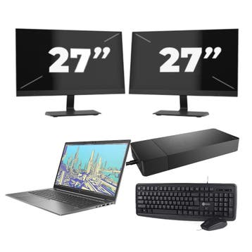 HP ZBook Firefly 15 G8 -   i7-11e  16GB  - 256GB  - GPU + 2x, Verzenden, Refurbished, 11e Generatie, HP