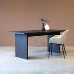 *WOONWINKEL* Japandi Eettafel Zwart 230x100 Cm, Huis en Inrichting, Tafels | Eettafels, Verzenden, Nieuw