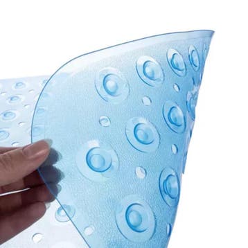 Ruhhy Antislip Badmat 100x40 cm - Blauw, Veilig en Comfor..., Ophalen of Verzenden, Nieuw