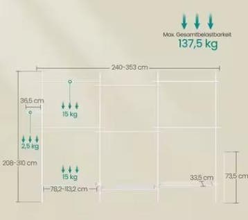 Verstelbare 3-Tier Jurkenstandaard – Hoog en Ruim, Verzenden, Nieuw