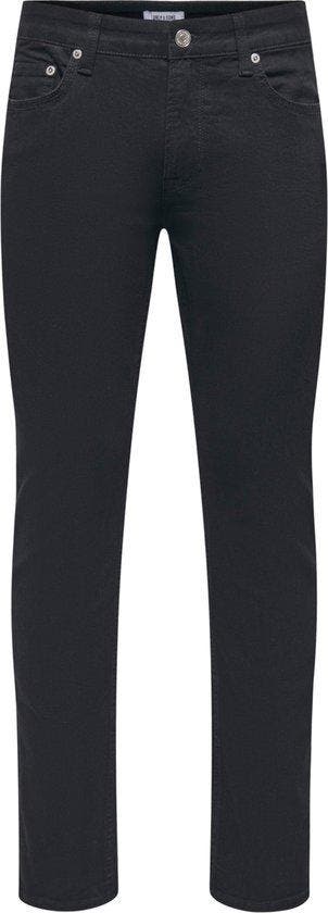 ONLY & SONS ONSLOOM SLIM BLACK 4324 JEANS VD Heren Jeans - M, Kleding | Dames, Spijkerbroeken en Jeans, Verzenden, Nieuw