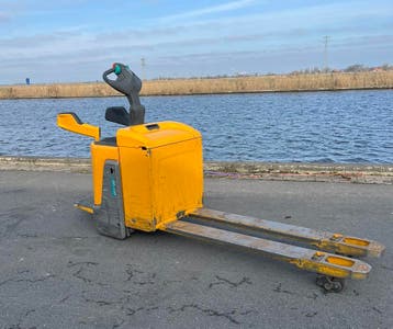 Jungheinrich ERE120 pallettruck sta-plateau lange vorken3869, Zakelijke goederen, 2000 tot 3000 kg, Elektrisch, Palletwagen, Jungheinrich