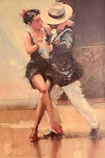 Raymond Leech (1949) - Tango, Antiek en Kunst