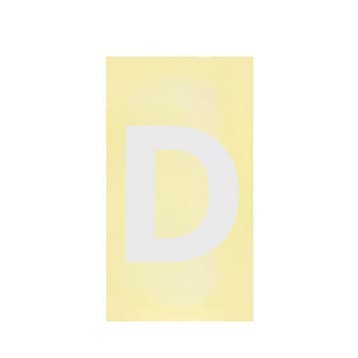 Huisnummer Sticker - Toevoeging D, Verzenden, Nieuw