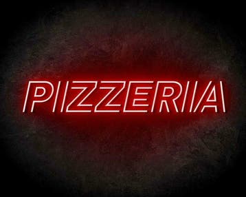 PIZZERIA neon sign - LED neon reclame bord neon letters v..., Verzenden