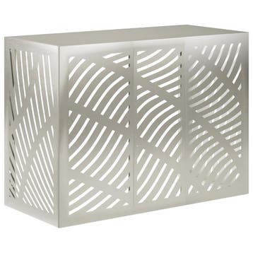 vidaXL Airconditioner hoes zilver 110 x 50 x 80 cm Roestvrij, Verzenden, Nieuw