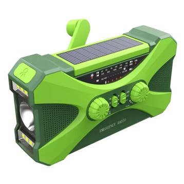 10.000mAh Powerbank & Radio op Zonne-energie met Dynamo -, Verzenden, Nieuw, GUB