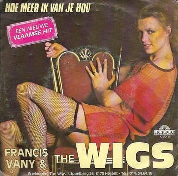 vinyl single 7 inch - Francis Vany - amp; The Wigs â Vo., Verzenden, Zo goed als nieuw, 7 inch, Pop