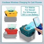 Draadloze accu  telefoonlader  voor accu  18V ACTIE 19.95, Verzenden, Nieuw