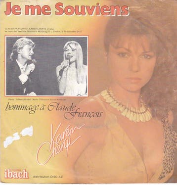 Karen Cheryl - Je Me Souviens / Naturellment, Ophalen of Verzenden, Gebruikt