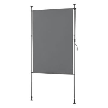 [pro.tec] Rolgordijn voor buiten Cimarra 150x270 cm donkergr, Verzenden, Nieuw