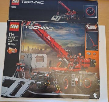 Lego Set - 42082 - Technic - 42082 Rough Terrain Crane, Nieuw