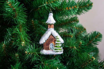 Kerk kerstbal, Ophalen of Verzenden, Nieuw
