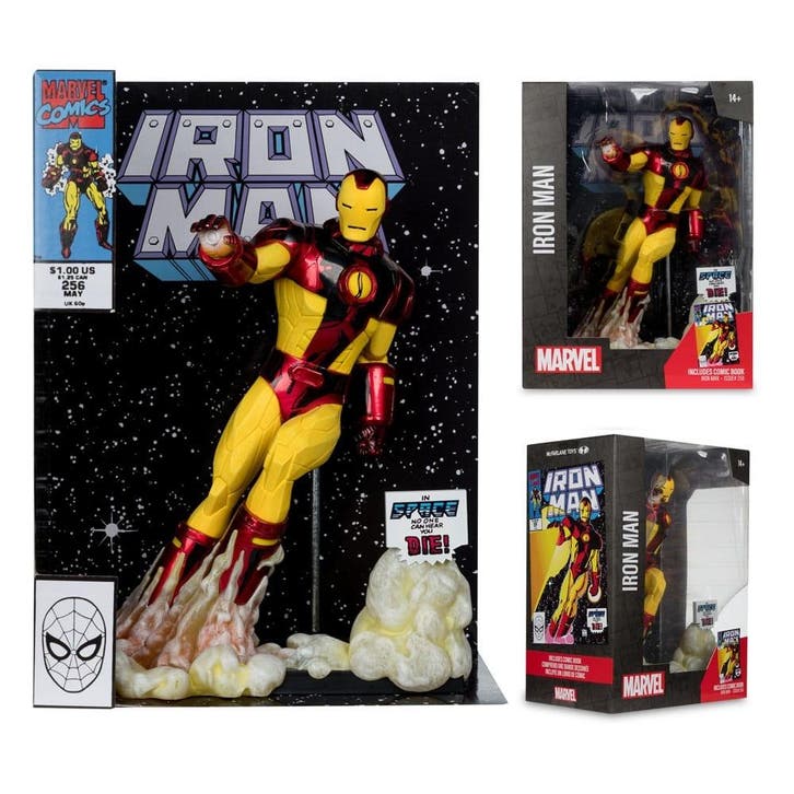 Marvel Collection PVC Statue 1/6 Iron Man (Iron Man #256)..., Verzamelen, Film en Tv, Nieuw, Ophalen of Verzenden