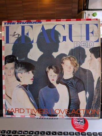 The Human League - Hard Times / Love Action (I Believe In Lo, Cd's en Dvd's, Vinyl Singles, Ophalen of Verzenden, Gebruikt