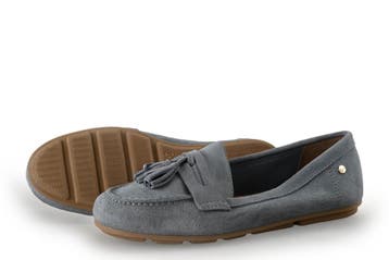 Manfield Loafers in maat 38 Blauw, Overige typen, Zo goed als nieuw, Manfield, Verzenden