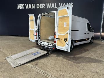 Renault Master 2.3 dCi 131pk L4H2 Euro6 Airco | Laadklep | L, Stof, Gebruikt, Renault, Wit