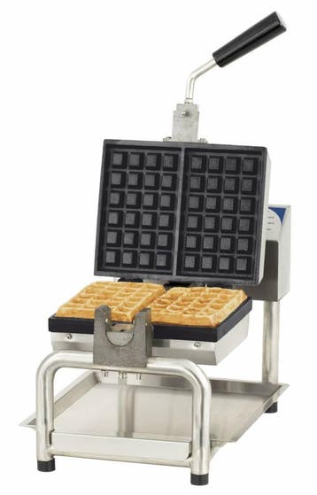 RVS Wafelijzer | 6 x 4 cm | Gietijzer Casselin, Verzenden, Nieuw in verpakking