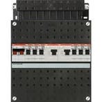 ABB groepenkast 1-fase, 6 groepen, 2 Aardlekschakelaars, Doe-het-zelf en Verbouw, Elektra en Kabels, Nieuw