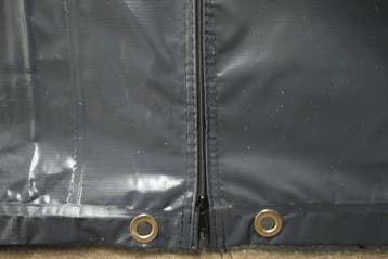 PVC zijwand raam en ritsen 4m breed-250cm hoog-kies je kleur, Tuin en Terras, Verzenden, Nieuw