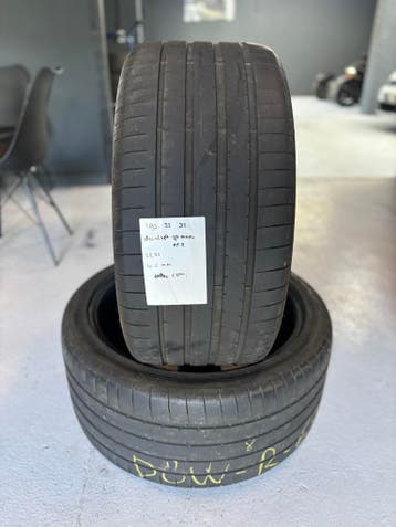295/35/21 DUNLOP SPORTMAXX RT2 4,5MM 2 STUKS 200,- (2321), Auto-onderdelen, Banden en Velgen, Ophalen, Gebruikt, 295 mm, 21 inch