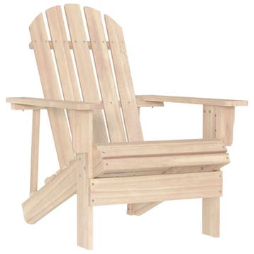 vidaXL Tuinstoel Adirondack massief vurenhout, Tuin en Terras, Tuinstoelen, Verzenden, Nieuw, Hout