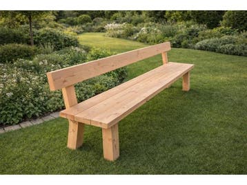 Veiling - Douglas vrijstaande tuinbank 300x50x83cm, Tuin en Terras, Tuinbanken, Nieuw