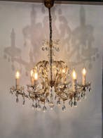 kroonluchter - Lamp - met 6 licht armen - Gegoten messing,