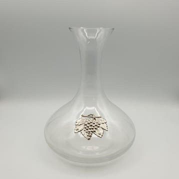 Decanter Uva in Cristallo e Argento 925 fiorentino - Karaf