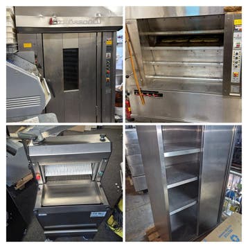 Veiling Boulangerie patisserie inventaris machinery, Gebruikt, Bakkerij en Slagerij