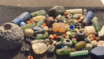 Oudegyptisch naar Romeins Glas meer dan honderd oude kralen, Antiek en Kunst