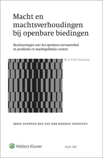 Macht En Machtsverhoudingen Bij Openbare Biedingen | Nieuw, Ophalen of Verzenden, Nieuw, G.N.H. Kemperink