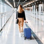 Harde Kofferset Rome - 3-Delig - ABS - Blauw, Sieraden, Tassen en Uiterlijk, Koffers, Verzenden, Nieuw