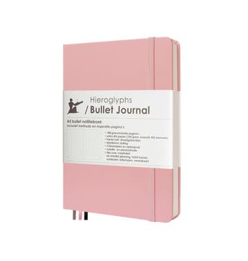 Hieroglyphs Bullet Journal - Diverse Kleuren - Hoge korting, Diversen, Notitieboeken, Verzenden, Nieuw, A5