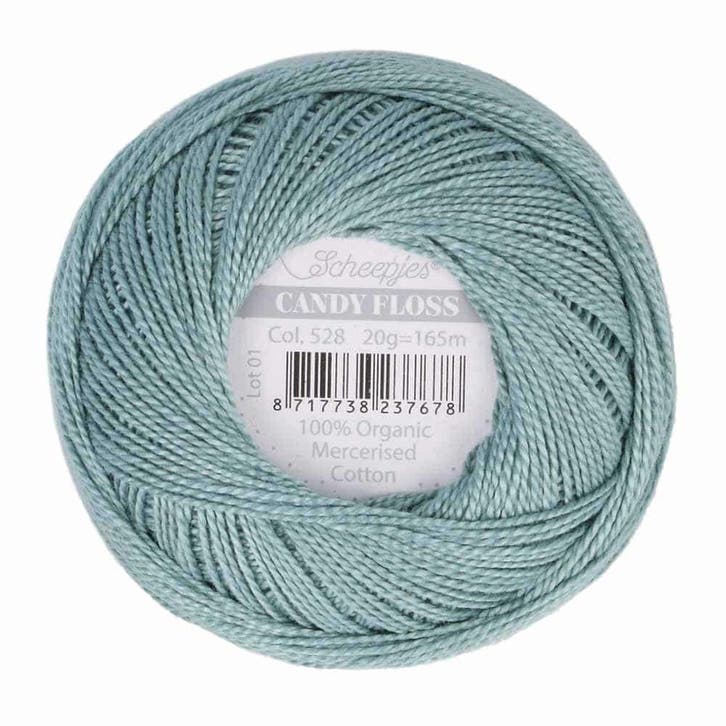 Scheepjes Candy Floss - 528 Silver Blue, Hobby en Vrije tijd, Breien en Haken, Nieuw, Verzenden