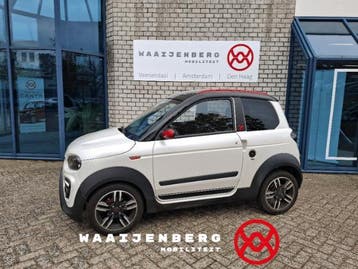 Microcar M.Go 6 X pearl white airco stuurbekrachtiging, Zo goed als nieuw, Microcar