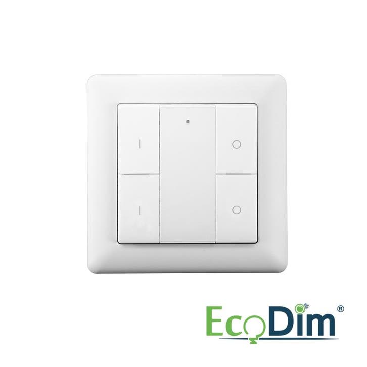 ECODIM | DRAADLOZE SCHAKELAAR ZIGBEE | 2 GROEPEN | WIT, Huis en Inrichting, Lampen | Overige