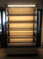 ACTIE! Broodstelling met 2 glazendeuren, B125 x D60 x, Zakelijke goederen, Kantoor en Winkelinrichting | Winkel en Inventaris
