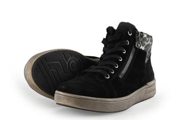 Rieker Veterboots in maat 39 Zwart, Verzenden, Zwart, Overige typen, Zo goed als nieuw