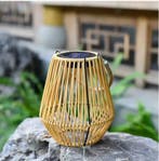 Rotan Solar Lantaarn –IP65 Waterdicht Hanglamp Tuin en Terra, Verzenden, Nieuw