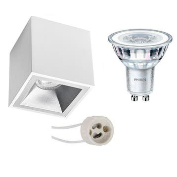Voordeelset: Opbouwspot Set - Pragmi Cliron Pro - GU10, Ophalen of Verzenden, Nieuw, Overige fittingen, Plafondspot of Wandspot