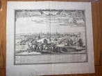 Denemarken - Grote antieke kopergravure van Kopenhagen, Nieuw