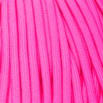 Rol 100 meter - Flamingo Pink Paracord 550 - #77, Ophalen of Verzenden, Nieuw, Draad