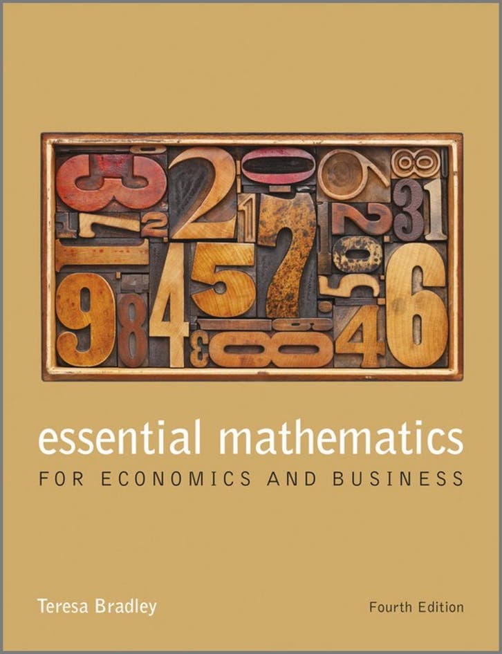 9781118358290 Essential Mathematics For Economics 4e, Boeken, Schoolboeken, Zo goed als nieuw, Verzenden