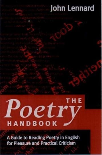 The Poetry Handbook | 9780198711490 | John Lennard, Ophalen of Verzenden, Zo goed als nieuw, John Lennard