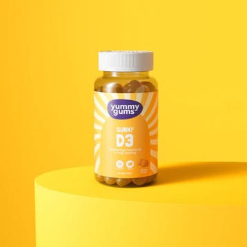 Yummygums Sunny Vitamine D3 Gummies - 60 pcs, Ophalen of Verzenden, Nieuw, Overige typen