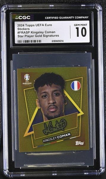 Panini Figurina Topps Euro 2024 Kingsley Coman FRA SP Gold, Nieuw