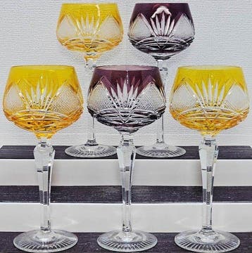 |- (5) x *Elegantes Nachtmann Kristall Set (Germany)* -